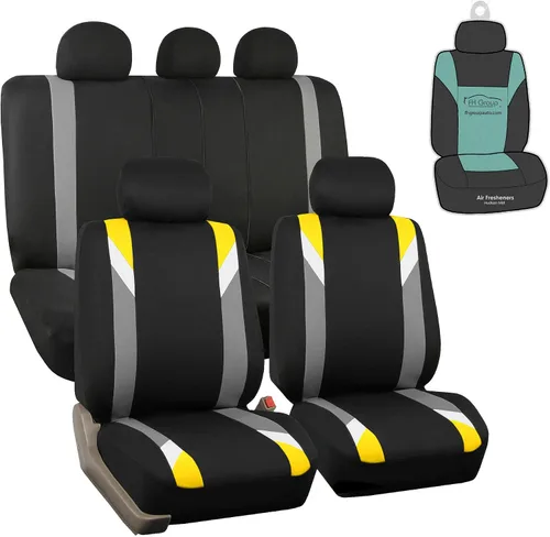 Miniatura 15 de Fundas para asientos modernos, bolsa de aire y Ready™ split de FH GROUP FH-FB033115, para la mayoría de automóviles, camiones, SUV o furgonetas