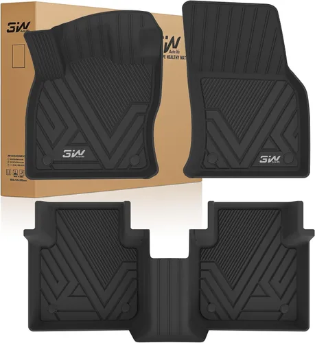 Miniatura 17 de 3W Alfombrillas de piso y forro de carga compatibles con Mazda CX-50 2023 2024 2025 (no para híbrido), forros TPE para todo clima, juego completo