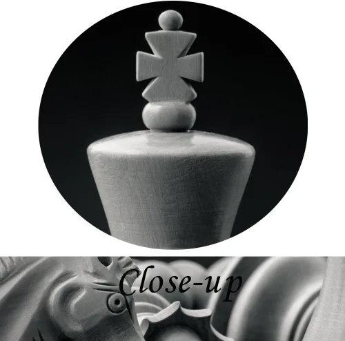 Miniatura 5 de Kreative Arts - Pintura de pared de rey y caballero de ajedrez blanco y blanco en lienzo, 5 piezas, impresiones artísticas, póster, obras de arte