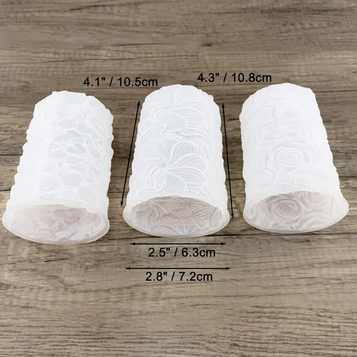 Miniatura 5 de 3 moldes de silicona para velas cilíndricas de flores para hacer velas, jabones, arcilla de resina ligera, decoración del hogar, manualidades