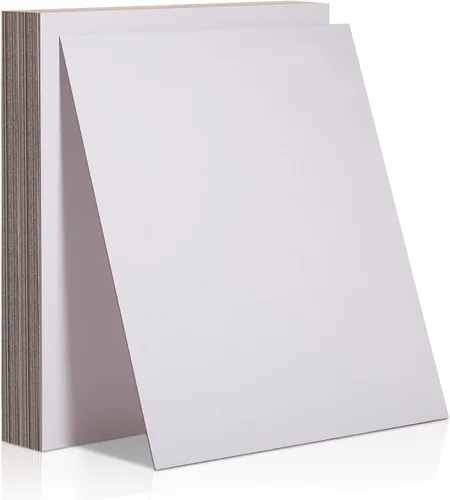 Miniatura 8 de 20 Piezas Tablero para Libros, Tablero de Encuadernadores Cartón Prensado Tablero para Libros de Diseño Kraft Hojas de Cartón Prensado de Servicio
