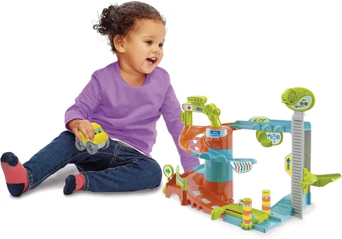 Miniatura 3 de Clementoni Baby, Fun Garage, 18+ Meses, 17482, Multicolor