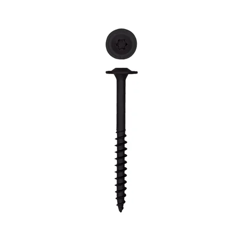 Miniatura 40 de SPAX Tornillos de retraso de madera estructural con cabezal de arandela exterior de 1/4" x 2-1/2", broca Torx T-Star (50 EA) incluida, resistente a