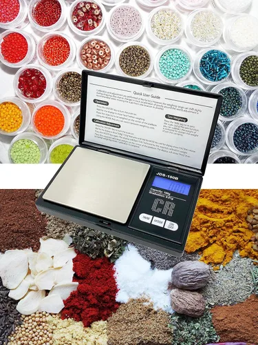 Miniatura 7 de CR Scale - Báscula digital prémium para alimentos, 3.53 oz por 0.00 oz, negro, portátil (JDS-100B)