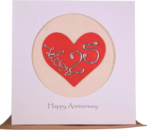Miniatura 6 de Camellia Bees Tarjeta de aniversario de boda del primer año para ella él, tarjeta de aniversario hecha a mano para esposa, marido, pareja (1st)