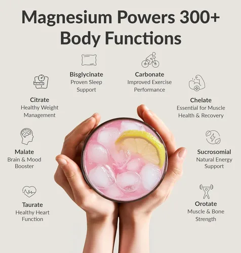 Miniatura 3 de BIOptimizers Magnesio Breakthrough Drink - 8 formas de magnesio, electrolitos, salud del sueño, estrés, recuperación muscular, apoyo cardíaco