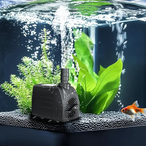 Miniatura 7 de GROWNEER Bomba sumergible de 550GPH, bomba de agua de fuente de 30W, 2000L/H, con 7.2 pies de elevación, 3 boquillas para acuario, pecera, estanque