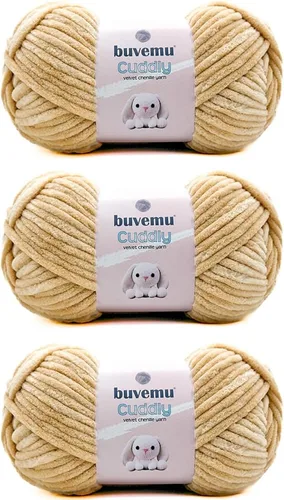 Miniatura 8 de Hilo de felpilla de terciopelo, súper suave y esponjoso, para tejer, hacer manualidades, color amigurumi, duradero para el desprendimiento, 3.53
