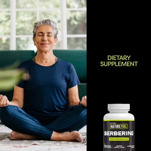 Miniatura 5 de Healthy Delights Nature Fuel - Cápsulas de berberina, suplemento de berberina, con berberina HCl, picolinato de cromo, ácido alfa lipoico y corteza