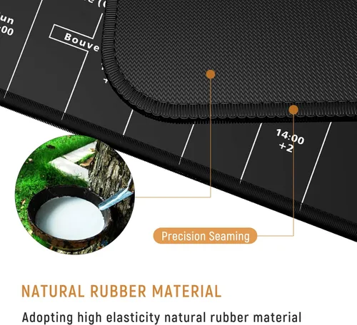 Miniatura 4 de JIALONG Alfombrilla de mouse grande para juegos, alfombrilla de escritorio extendida XXL con teclado antideslizante para computadora portátil