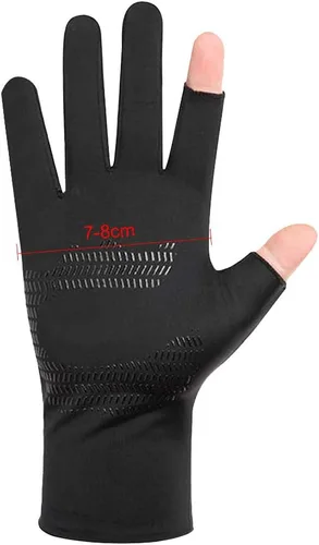 Miniatura 4 de PURFUN Guantes de conducción de protección solar anti-UV para hombres y mujeres, delgados, transpirables, de alta elasticidad, guantes deportivos