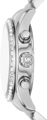 Miniatura 2 de Michael Kors Reloj de pulsera Lexington para mujer, plateado Glitz, MK7277 - Reloj cronógrafo Lexington Lux