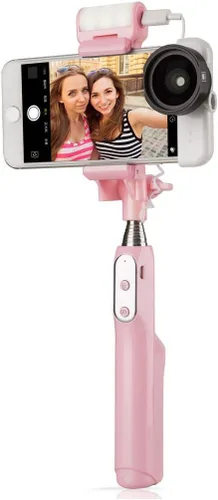 Miniatura 5 de Sirui SS-01 Smart Selfie Stick con luz LED incorporada, rosa
