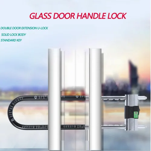 Miniatura 2 de Cerradura de bicicleta en U, bloqueo de grillete ajustable - Cerradura de grillete en forma de U - Cerradura de bicicleta, se adapta a la mayoría