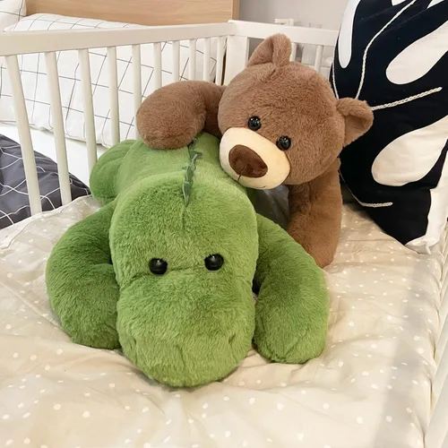 Miniatura 8 de Oso de peluche con peso de 3.5 libras, almohada de animales de felpa con peso de 24 pulgadas, bonitos juguetes de peluche kawaii, regalos