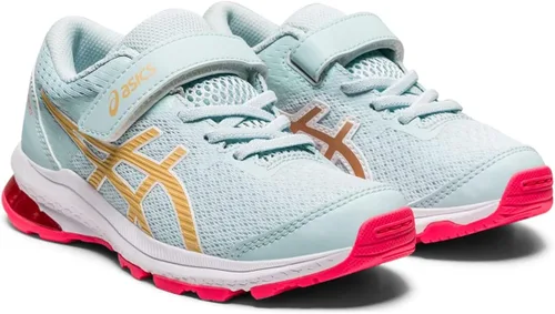 Miniatura 2 de ASICS Tenis de correr preescolar GT-1000 10 para niños Azul Patchwork
