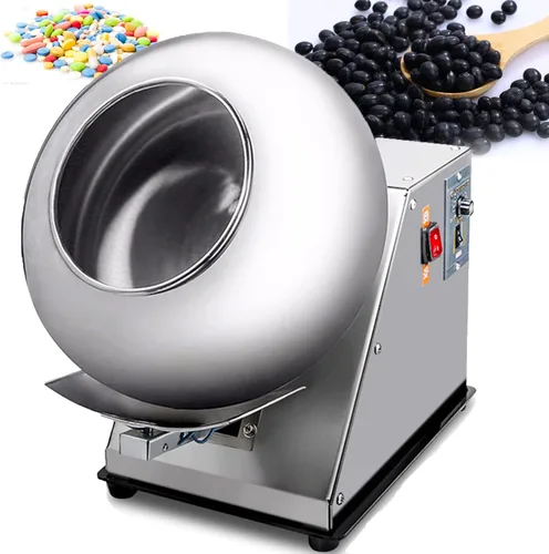 Máquina de recubrimiento de azúcar - Máquina de recubrimiento de chocolate - Mini revestidor automático de panificación para azúcar, para 220 V