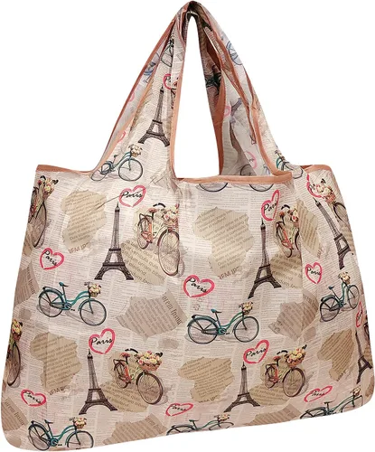 Miniatura 50 de allydrew Large Foldable Tote Nylon Reusable Grocery Bags