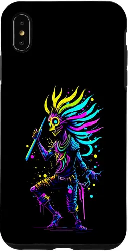 Miniatura 11 de iPhone 16 Dancing Kokopelli Mystical Abstract Illustration Case