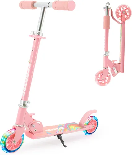 Juguetes de patinete para niños de 6 a 12/3 a 5 años, regalos de Navidad y cumpleaños para niñas y niños, patinete fácil de plegar para niños con