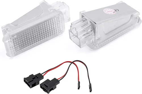 Miniatura 3 de Golf GTI MK5 MK6 Lámpara de Cortesía LED Interior para VW Touareg Eos Passat B5 B6 CC Golf 4/5/6 Sharan Beetle Caja de Guantes Roja Lámparas de Pie