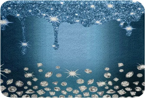 Miniatura 12 de Feelyou Alfombras de baño con lazo coquette de 16 x 24 pulgadas, tapetes de baño Leopared con lazos para niños, adolescentes y adultos con purpurina