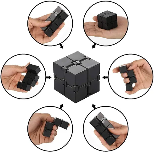 Miniatura 6 de Cubo infinito sensorial fidget, juego de fidgeting EDC para niños y adultos, minigadget genial, mejor para el alivio del estrés y la ansiedad