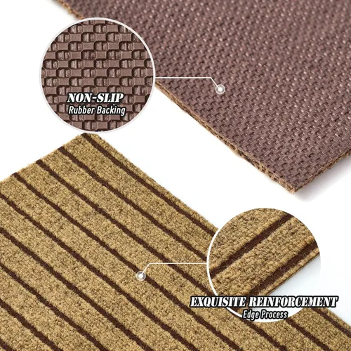 Miniatura 4 de Alfombra de pasillo ANTPOP de 2 pies x 6 pies para interior y exterior, alfombra lavable con respaldo de goma, alfombra de pasillo para pasillo