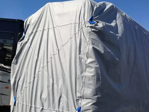 Miniatura 5 de CarsCover - Funda impermeable para autocaravanas clase B con techo alto y furgonetas de conversión Sprinter, Minibus, Winnebago Era, Roadtrek