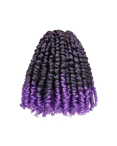 Miniatura 35 de Cabello de Ganchillo Pre-Retorcido Passion Twist para Mujeres Negras y Niños, Cabello Passion Twist Pre-Enrollado Trenzas Bohemias 4 Pulgadas 8