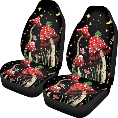 Miniatura 24 de 250 Years Car Seat Covers Set of 2 Eagle Flag Car Seat Cover Protector Front Seats Patriotic Auto Interior Accessories Stretch Polyester Fabric