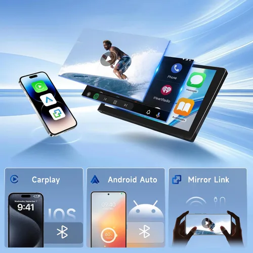 Miniatura 2 de Radio 4G+128G para Honda CRV 2002-2006 con Carplay inalámbrico y Android Auto, pantalla táctil Incell de 9 pulgadas, estéreo de coche doble DIN