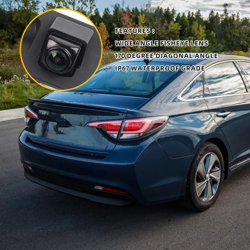 Miniatura 3 de Dasbecan Cámara de respaldo de visión trasera compatible con Hyundai Sonata 2015 2016 2017 cámara de asistencia de estacionamiento de respaldo