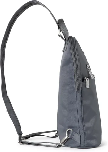 Miniatura 4 de Baggallini Mochila convertible esencial, Gris carbón