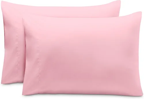 Miniatura 18 de Bare Home Juego de 2 fundas de almohada de microfibra de tamaño estándar, fundas de almohada refrescantes, doble cepillado, fácil cuidado, cierre