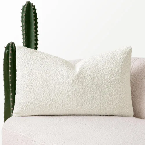 Miniatura 15 de MIULEE Funda de almohada texturizada con diseño de boucle, color azul aguamarina, funda de almohada lumbar sólida, decorativa de primavera, suave