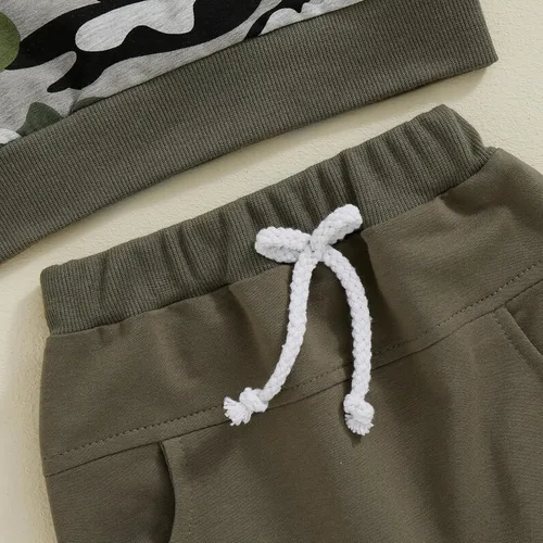 Miniatura 4 de YINGISFITM Ropa de otoño para bebé, sudadera con cuello redondo y manga larga, pantalones deportivos para otoño e invierno