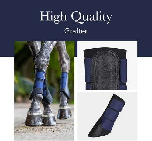 Miniatura 5 de LeMieux Grafter Brushing Horse Boots - Equipo de protección y equipo de entrenamiento - Botas equinas, envolturas y accesorios