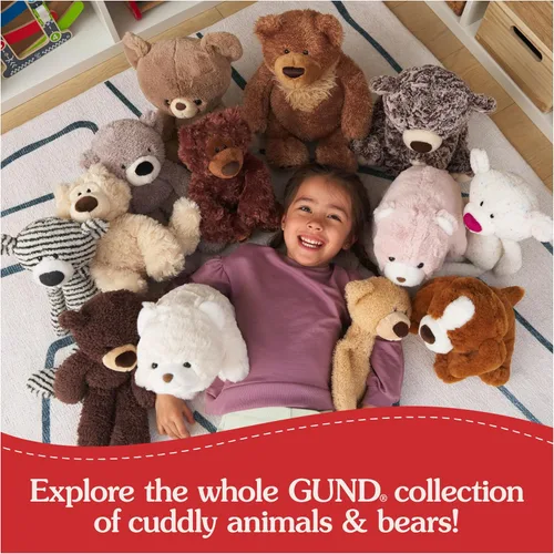 Miniatura 8 de GUND Muttsy Perro de Peluche, Peluche Premium Cachorro Animal de Peluche para Edades 1 en Adelante, Marrón, 14 pulgadas