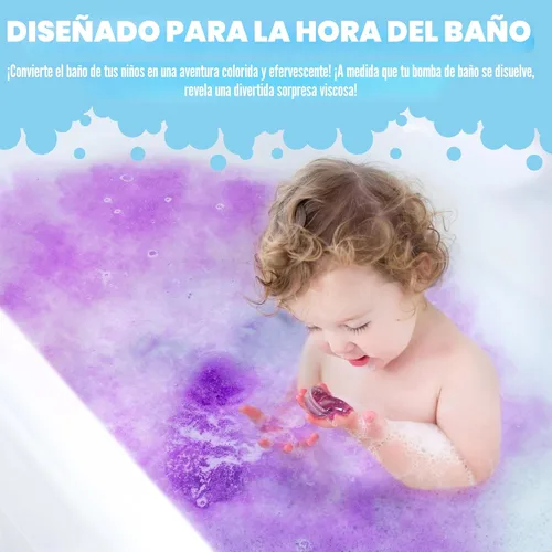 Miniatura 2 de Bombas de baño Tub Works Super Goo Slime 'Sorpresa', paquete de 6 Bombas de baño para niños con sorpresa interior No tóxico Jabón de slime