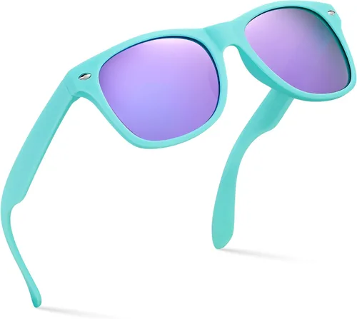 Miniatura 145 de Retro Rewind Lentes de sol para niños y niñas de 3 a 12 años, inastillables, UV400, lentes de sol para niños pequeños