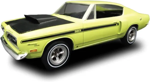 Miniatura 9 de MPC 1969 Plymouth Barracuda 1:25 Escala Modelo Kit