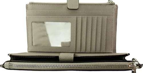 Miniatura 7 de Michael Kors - Billetera de viaje con doble cremallera para mujer modelo Jet Set con correa para la muñeca