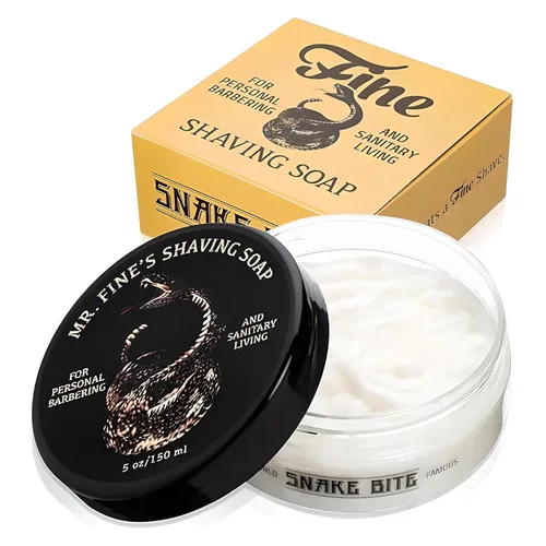 Miniatura 9 de Mr. Fine 21C Jabón de afeitar para hombre, construye espuma gruesa y fácil, protege de quemaduras e irritaciones por afeitar, sin
