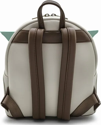 Miniatura 4 de Loungefly Star Wars Baby Yoda The Mandalorian - Bolso de hombro con doble correa para mujer, Multi