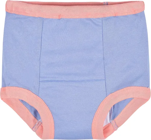 Miniatura 5 de Gerber Pack de 4 pantalones de entrenamiento y ropa interior para bebés y niñas Unicornio rosa y morado