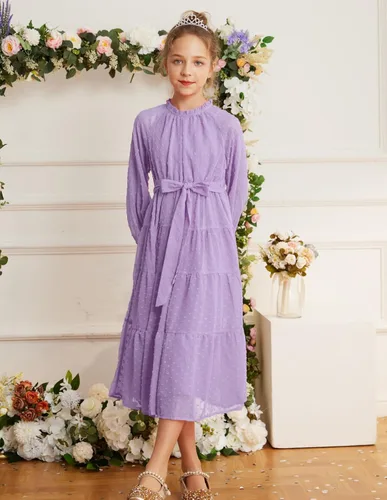 Miniatura 3 de GRACE KARIN Vestido casual para niñas de 5 a 12 años