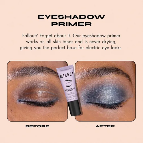 Milani Imprimación de sombra de ojos + paleta de sombra de ojos dorada - Problemas de Champaigne