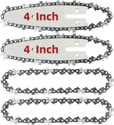 Miniatura 18 de Paquete de 5 cadenas de motosierra de 12 pulgadas, 45 eslabones de transmisión, paso LP de 3/8", calibre de 0.050", compatible con ECHO CS-271T