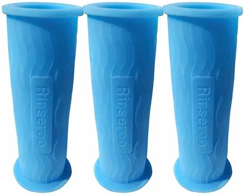 Rinseroo Conectores de manguera de ducha de repuesto (paquete de 3) para manguera de agua de mano sin cordones, adaptador de grifo para ducha y
